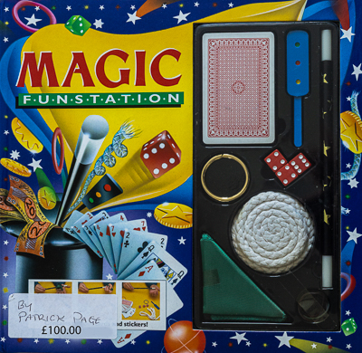 Patrick Page Magic Set - Magic Funstation - One only in mint condition and owned by Patrick Page